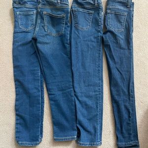 COPY - Four pairs x Girls jeans - Peek, J Crew, Uniqlo, Amazon - size 8 years